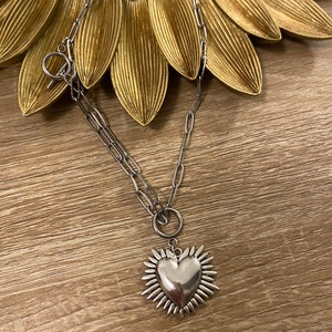 SUNDANCE sacred heart necklace image 3