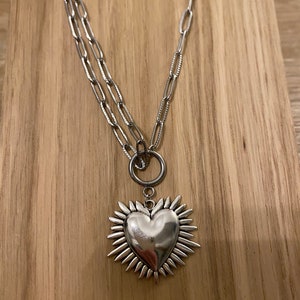 SUNDANCE sacred heart necklace image 5