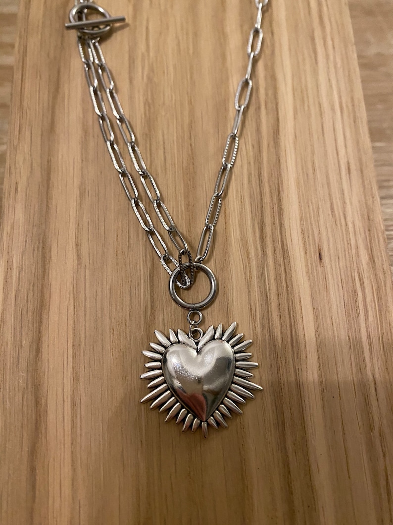 SUNDANCE sacred heart necklace image 5