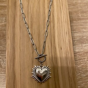 SUNDANCE sacred heart necklace image 4