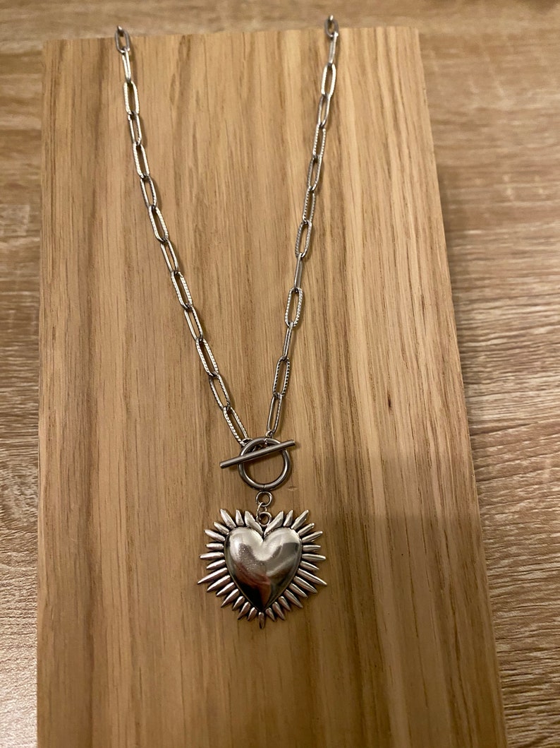 SUNDANCE sacred heart necklace image 4