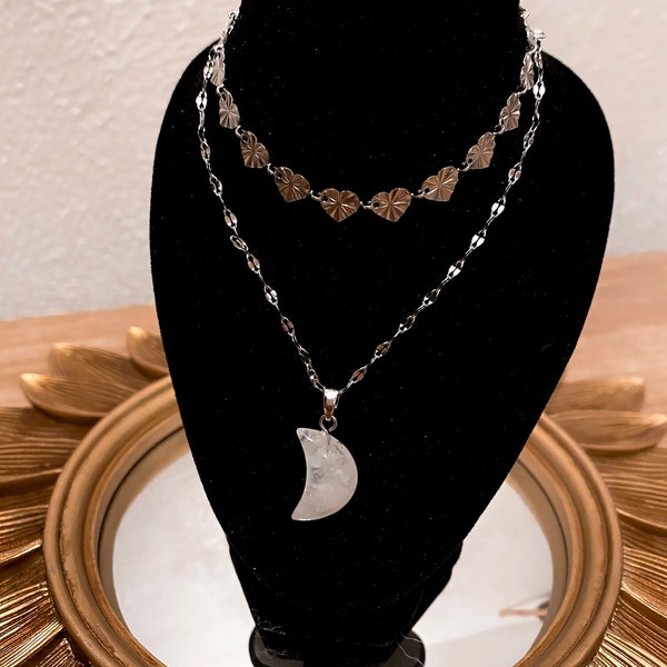 CRYSTAL MOON necklace