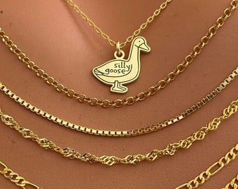 Vintage 10k Gold Canada Goose Pendant Solid Gold Charm Goose Pendant Animal Pendant Canadian Charm Bird Pendant Gift for Her Etsy