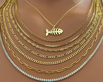 Dainty Fishbone Necklace: Minimalist Silver Pendant