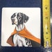 English Pointer Superhero Sticker - Etsy