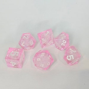 Blush (Pink) Liquid Core Dice Set [7]