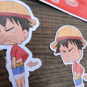 Mini Custom One Piece Stickers Sheet | funny Cute || cute Chibi