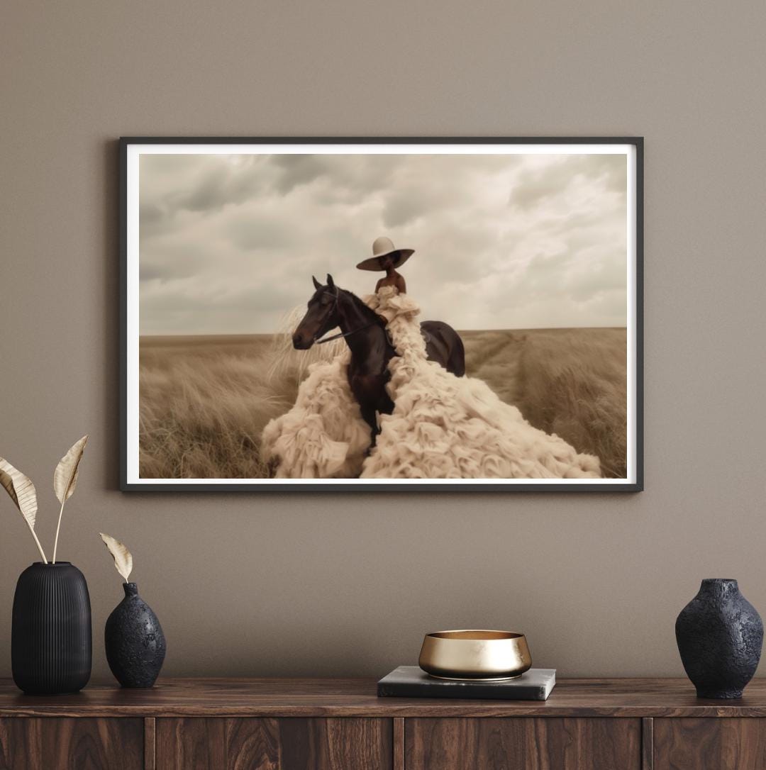 Unframed Physical Art Grace Black Woman Wall Art African Woman Art Female Portrait Print  Illustration Black Girl Wall Art African Print