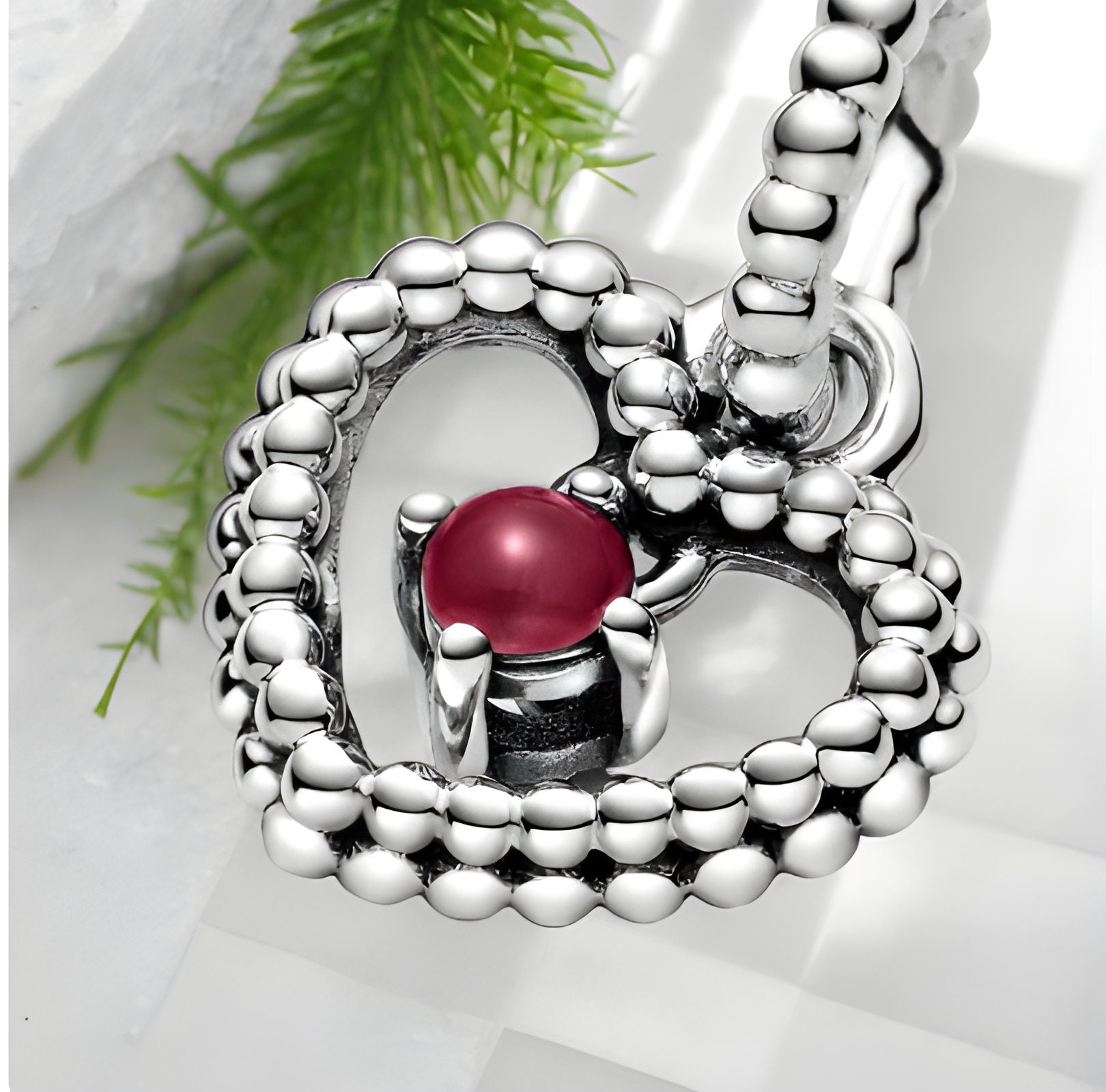 January Birthstone Charm Birthstone Charm Birthday Charm Genuine 925 Silver Heart Birthstone Charm Charm for Mum Fits Pandora Bracelet Etsy Canada