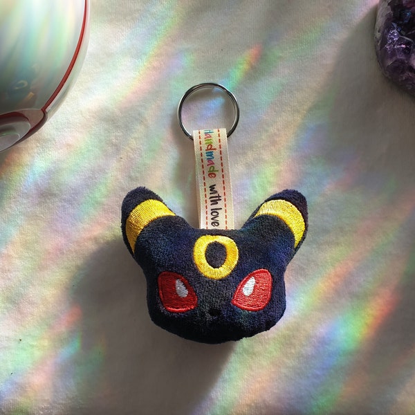 Nachtara Fanart Schlüsselanhänger/ Umbreon Keychain Plushie