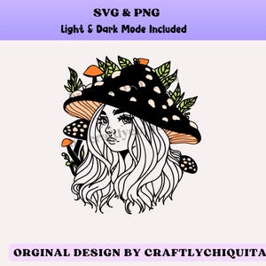 Pilz SVG, Cottagecore Pilz Clipart für Sticker, Pilz Cupwraps, Sweatshirts und mehr | Cricut, DTF und Klassenzimmer Dekor
