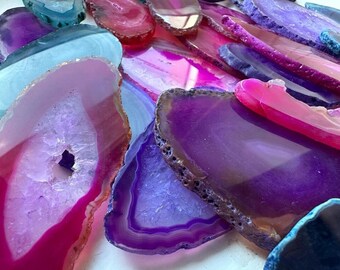 AGATE SLICES |  Medium sized | Various colours