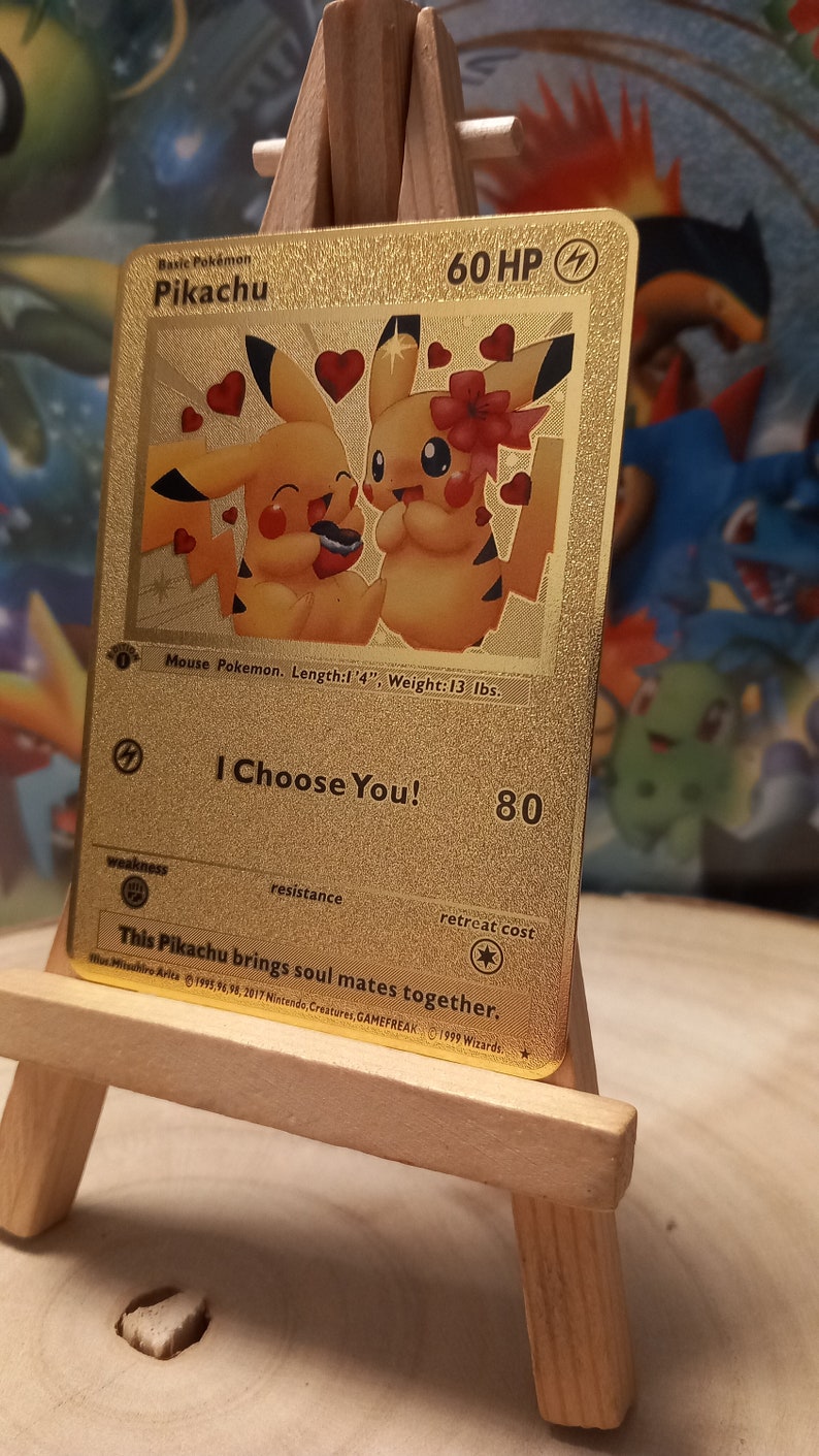 Pokemon Movie I Choose You Pokemon Card Pokemon Card Pikachu I Choose You ENG Version - Etsy