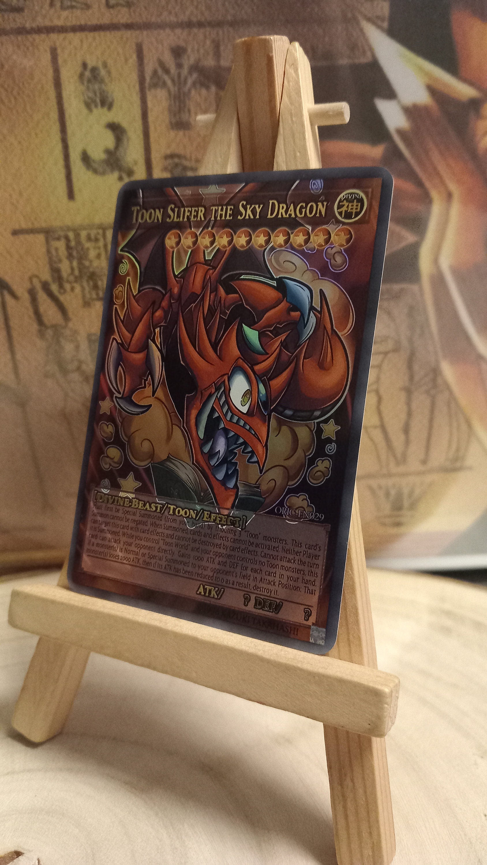 Skin Per Carte Di Credito Olografica Yu-Gi-Oh! - Slifer Il Drago Del Cielo