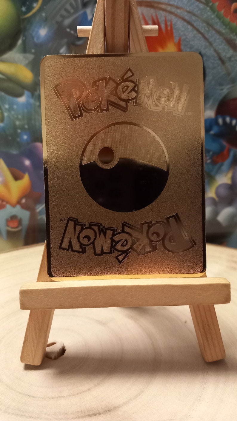 Miraidon Vstar Pokemon Card in Gold Metal ANG Version Etsy