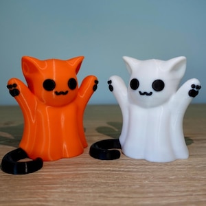 Spook-tacular Ghost Cat: 3D Printed Cutie!