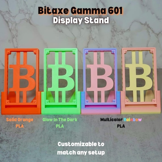 Bitaxe Gamma 601 ディスプレイスタンド – マイニングマシンを