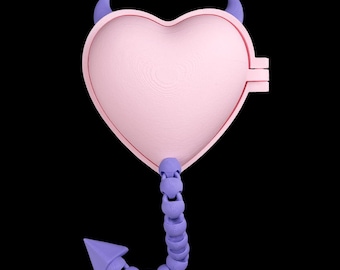 Hell Cute Heart – 3D Printed Container