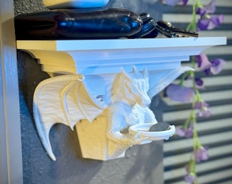 3D Printed Dragon Shelf – Epic Fantasy Decor for Your Walls!