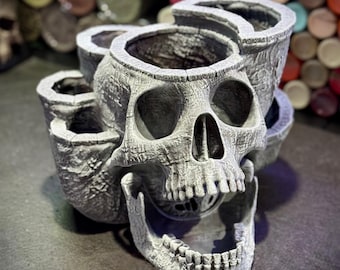 Large Skull garden planter