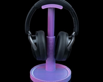 3D Printed Headset Holder – Minimalist Desk Stand for Headphones