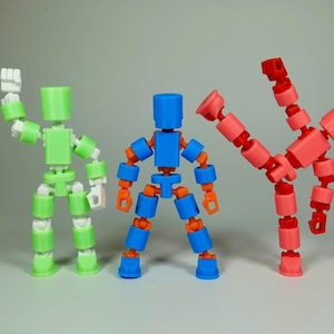 Custom 3D Printed Mini Poseable Action Figure – Your Imagination, Our Creation!