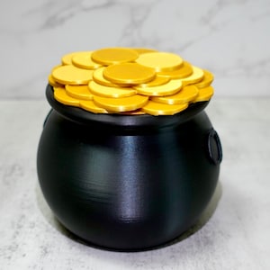 3D-geprinte pot met goud *cadeau*