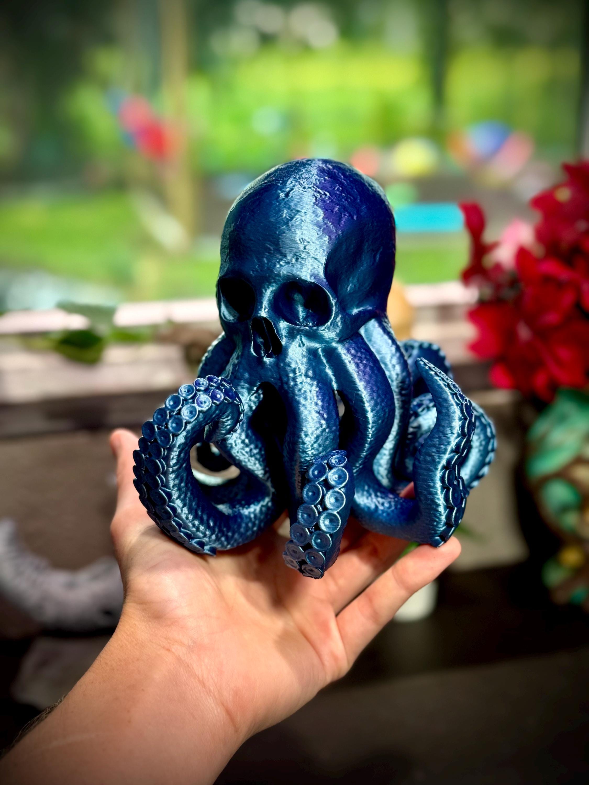 Skull Octopus Lamp – Light up the Depths - Etsy