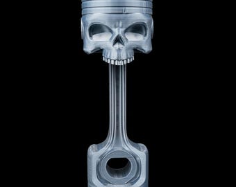 Piston Reaper Headphone Holder – 3D Printed Skull Stand