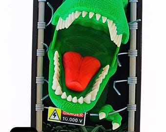 T-Rex Book Nook – This Shelf Is Prehistoric Territory Now