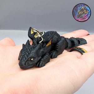 The Scruffed Baby Dragon – 3D Printed Flexy Keychain