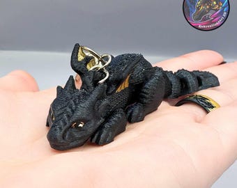 The Scruffed Baby Dragon – 3D Printed Flexy Keychain