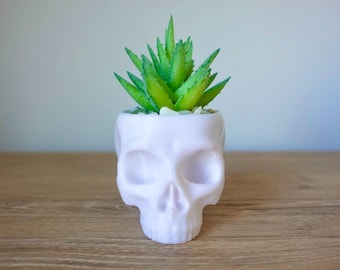¡Adopta las artes oscuras con nuestra maceta con calavera impresa en 3D!