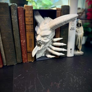 Krampus Book Nook – A Dark Holiday Portal for Your Bookshelf