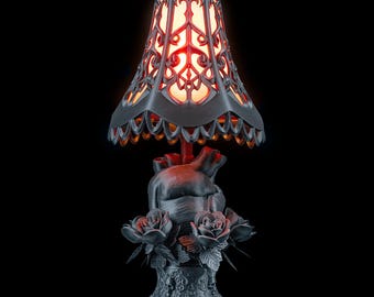 Black Heart Lampshade – Built Different. Lit Different.