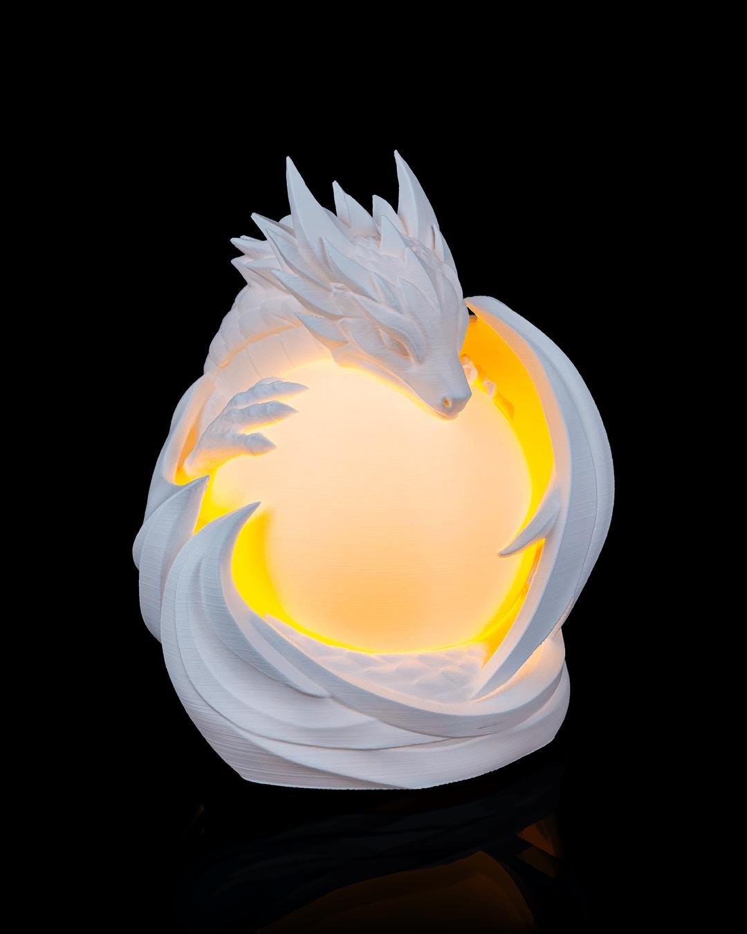 Dragon Sphere Table Lamp – Power, Light, and Legend Combined - Etsy