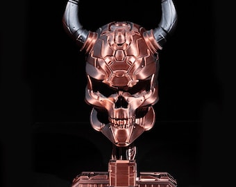 3D Printed Sci-Fi Skull Controller & Headphone Holder