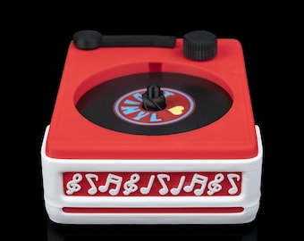 3D Printed Vinyl Record Player Coaster Dispenser – Retro & Functional!