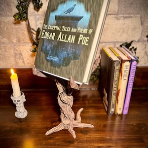 The Forbidden Book Holder – 3D Printed Creepy Hands with Skulls