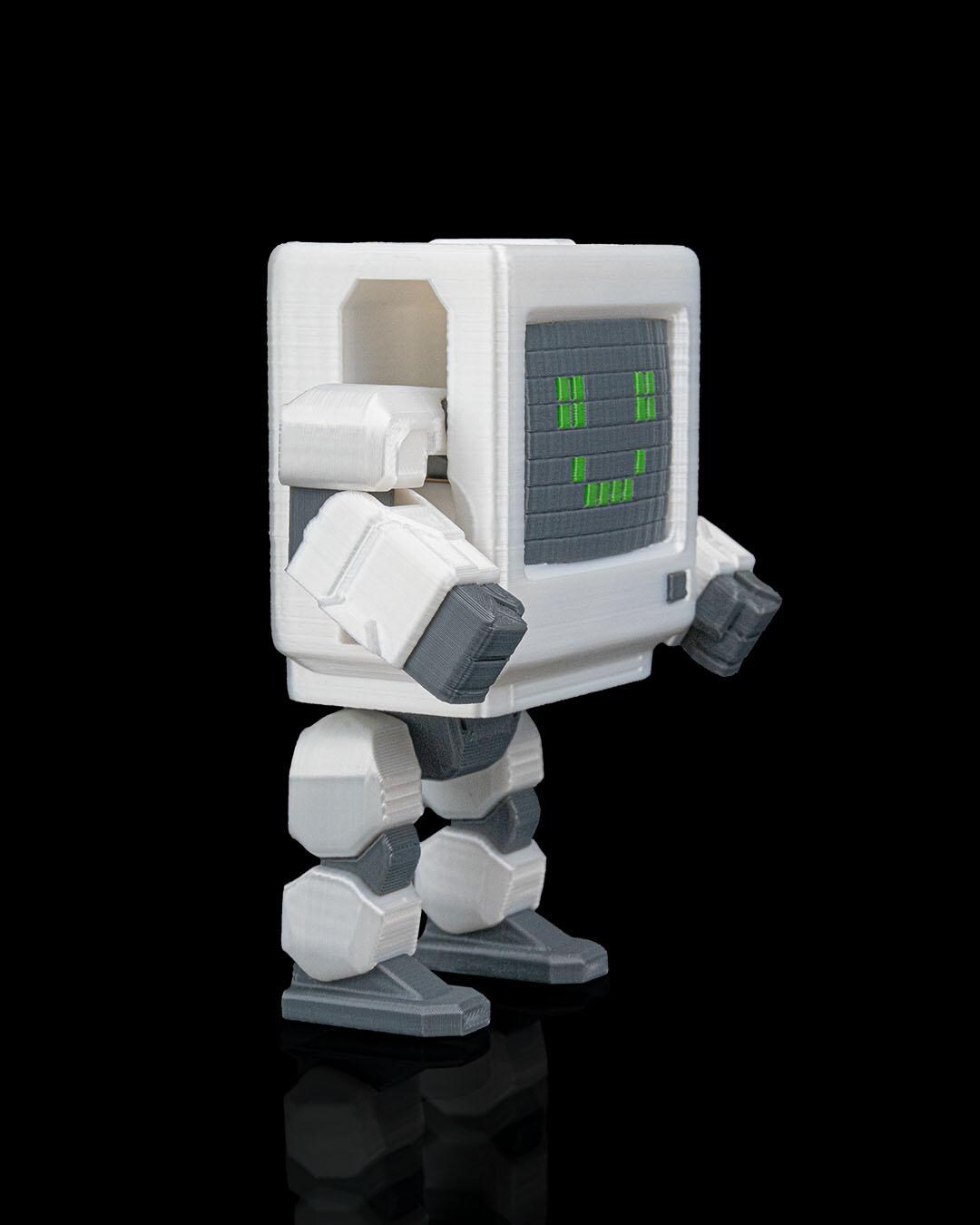 Ramble – Custom 3D Printed Classic Computer Robot Figure - Etsy