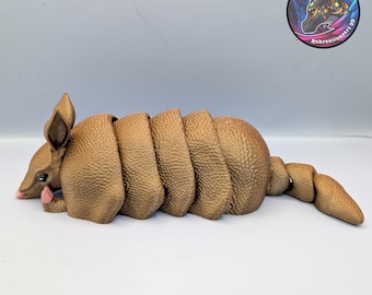 3D Printed FLEXI Armadillo: Poseable PLA Fidget Toy