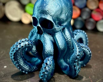 Skull Octopus Lamp – Light up the Depths - Etsy