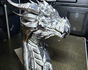 3D Printed Dragon Bookend set – Fierce Fantasy for Your Shelf