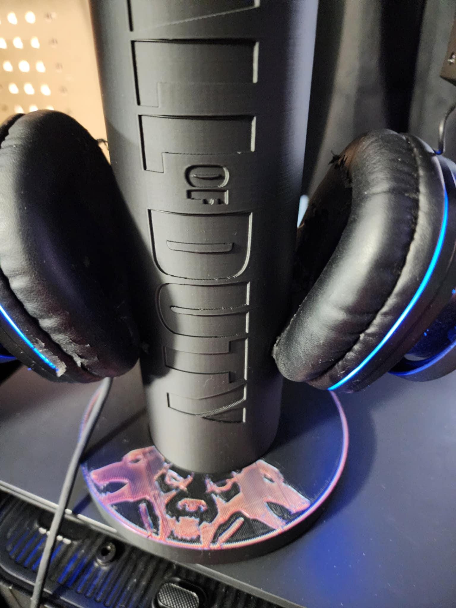 STEALTH Supporto per cuffie da gaming con base - Nero | FindTheDeal