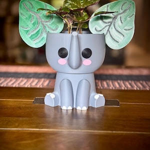 Elephant Planter & Coasters – 3D Printed Delight!