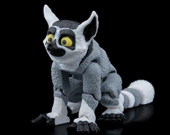 3d Printed Bouncy Lemur
