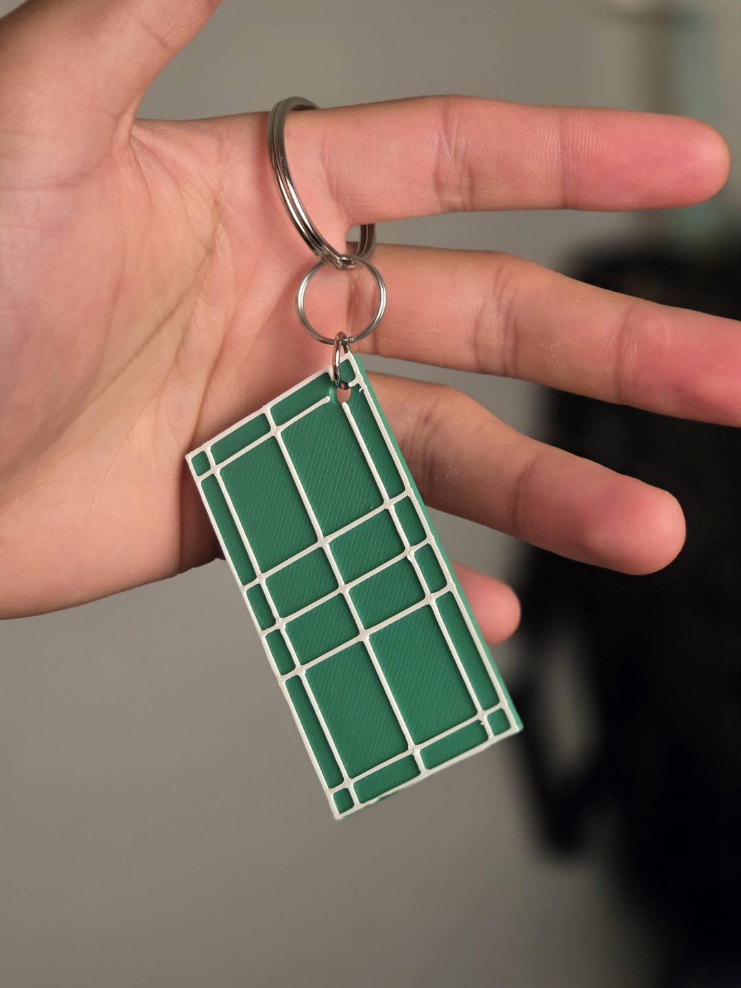 Customizable Keychain, Badminton Court! - Etsy