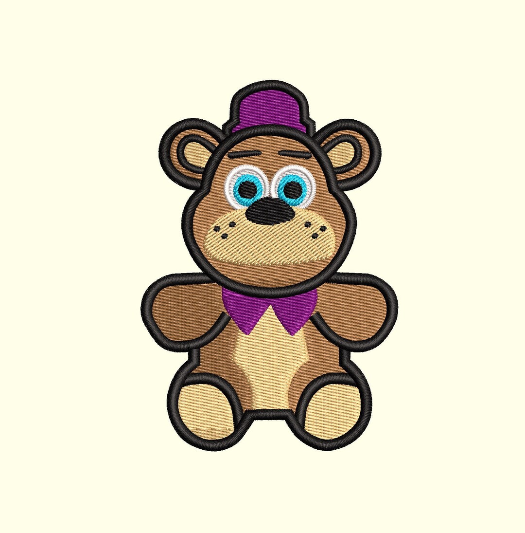 Plush Bear Fred Embroidery Design. Bear Fred Embroidery Machine Files ...
