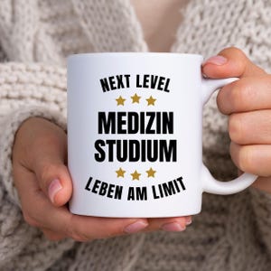 Medical Studies Mug for Students, PhD Students, Gift Idea for Women, Men, Birthdays, Friends, Funny Saying, University Semester Start, Ceramic Coffee Mug, Tea Mug