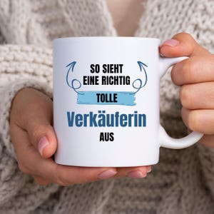Salesman mug funny, woman birthday gift man retail thank you employee colleague farewell boss work, ceramic mug coffee tea